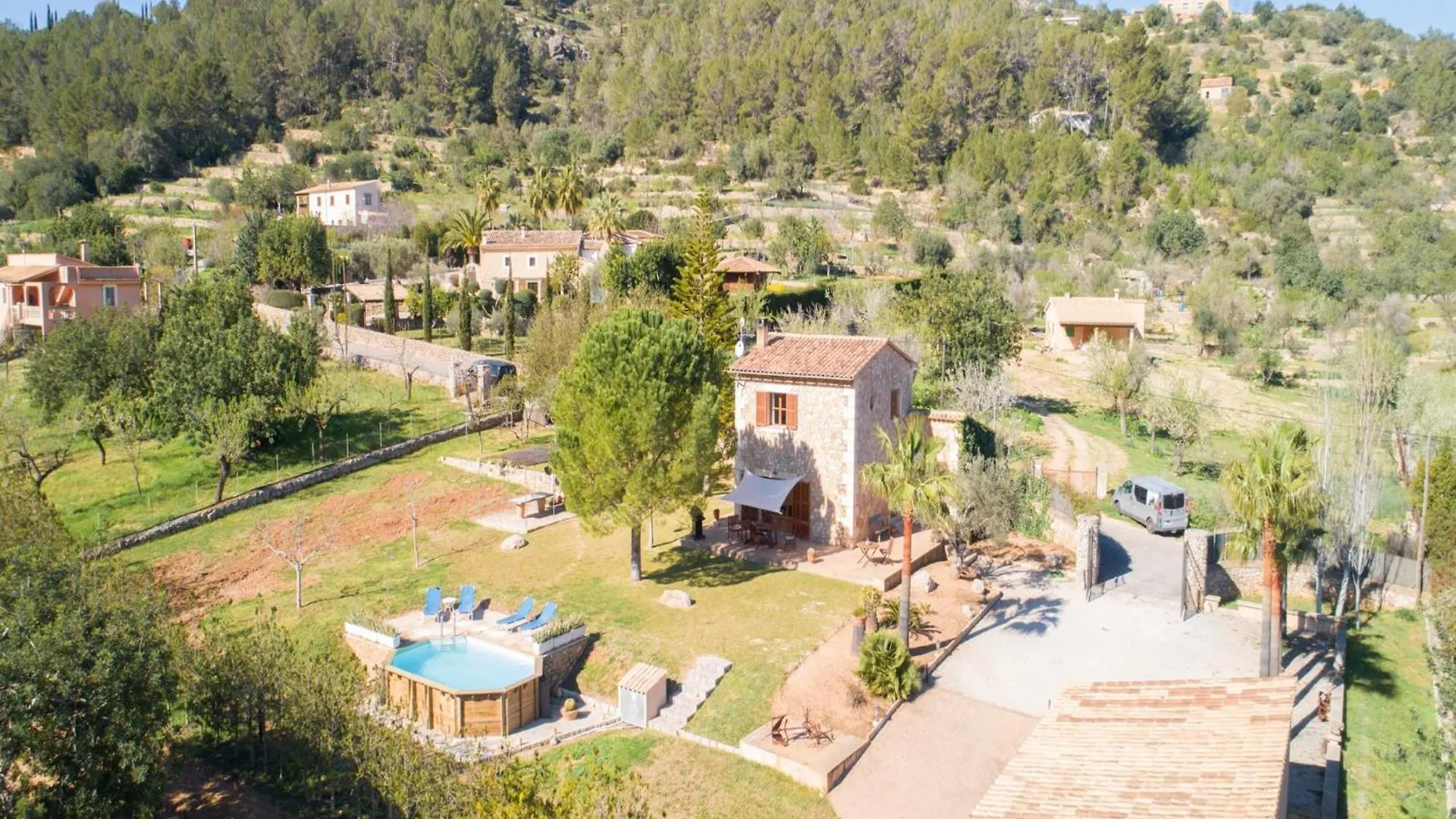 Picturesque Villa In Mallorca Alaró Spanyolország